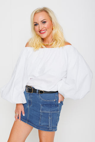 Happy Hour Top, WHITE