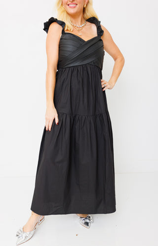 THML: Harriet Dress, BLACK