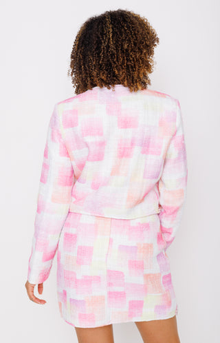 A Finer Thing Tweed Jacket, PINK