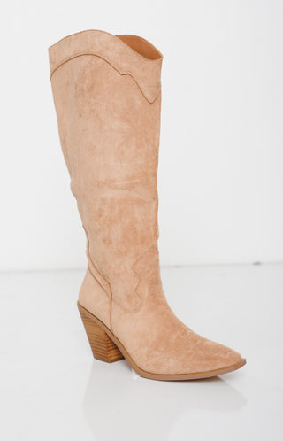 Classy Tall Boot, APRICOT