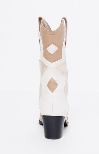 ShuShop: Zizi Mid Calf Boot, GOLD Boots - 82