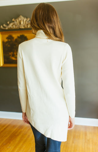 THML: Elevate Elegance Turtleneck Tunic, CREAM Tops Over 75- 12