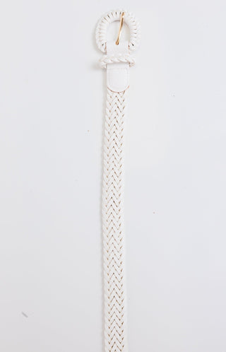 Woven Belt, WHITE - HerringStones