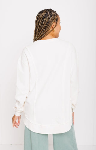 Z Supply: Replay Sweatshirt, SEA SALT - HerringStones