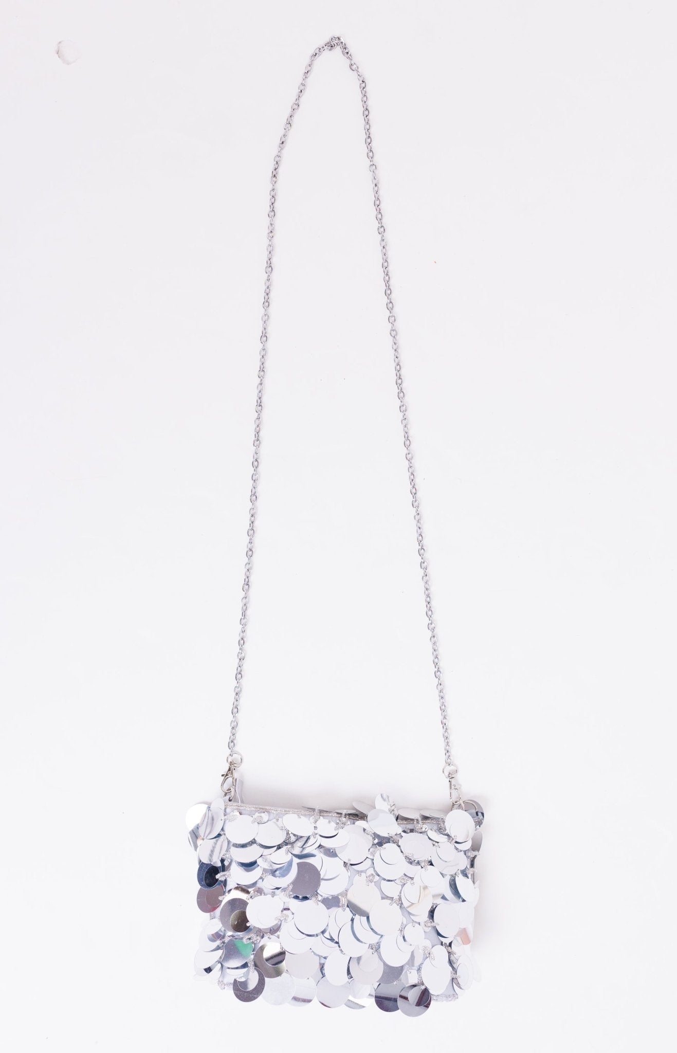 Bring The Sparkle Sequin Purse SILVER