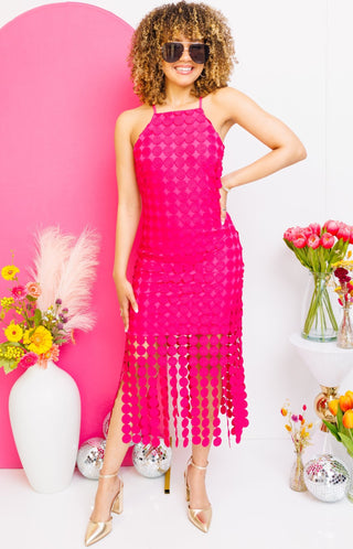 Florida Night Dress, FUCHSIA - HerringStones