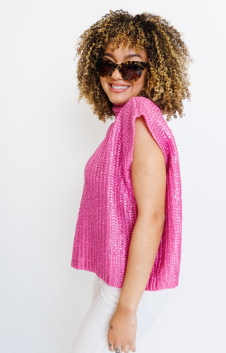 Radiant Sweater, CANDY PINK - HerringStones