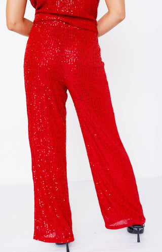 Sparkling Ember Pants, RED Pants - 32P