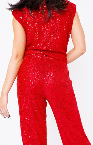 Sparkling Ember Pants, RED Pants - 32P