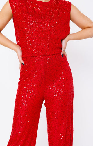 Sparkling Ember Pants, RED Pants - 32P