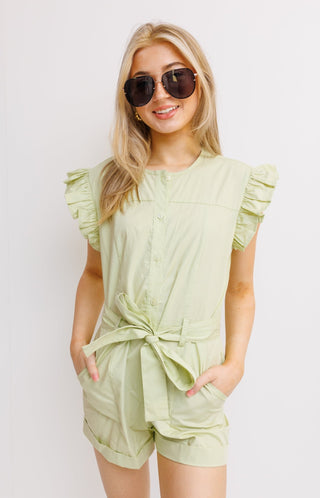 Willow Romper, LIGHT SAGE - HerringStones