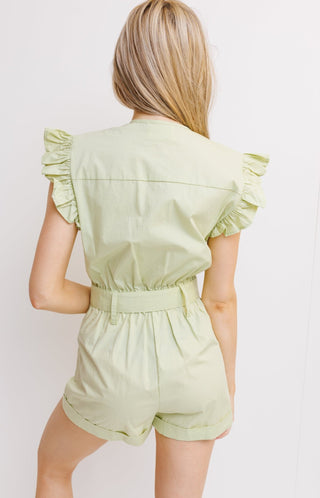 Willow Romper, LIGHT SAGE - HerringStones